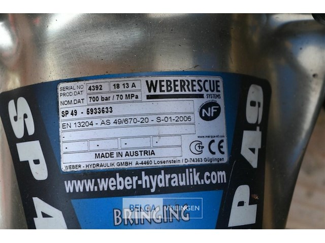 Weber hydraulische groep + gereedschap - afbeelding 13 van  17