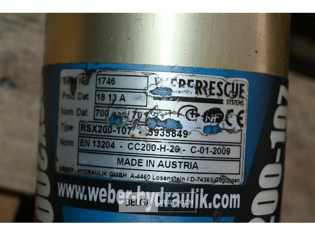 Weber hydraulische groep + gereedschap - afbeelding 16 van  17