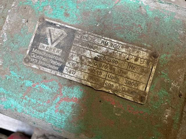 Weber rm200 trilmotor (2x) - afbeelding 3 van  3