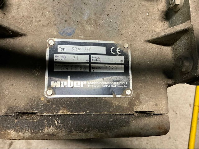 Weber srv70 trilstamper - afbeelding 6 van  7