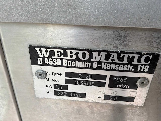 Webomatic c20 vacuümsealer - afbeelding 6 van  6