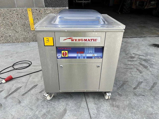 Webomatic supermax-c webomatic supermax-c – professionele kamer vacuümsealer – roestvrij staal – driefasig - afbeelding 1 van  6