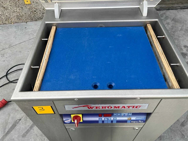 Webomatic supermax-c webomatic supermax-c – professionele kamer vacuümsealer – roestvrij staal – driefasig - afbeelding 6 van  6