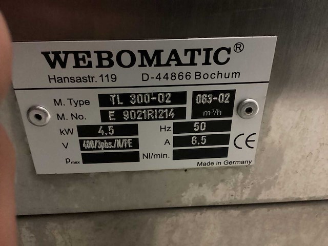 Webomatic tl300-o2 traysealer - afbeelding 4 van  7