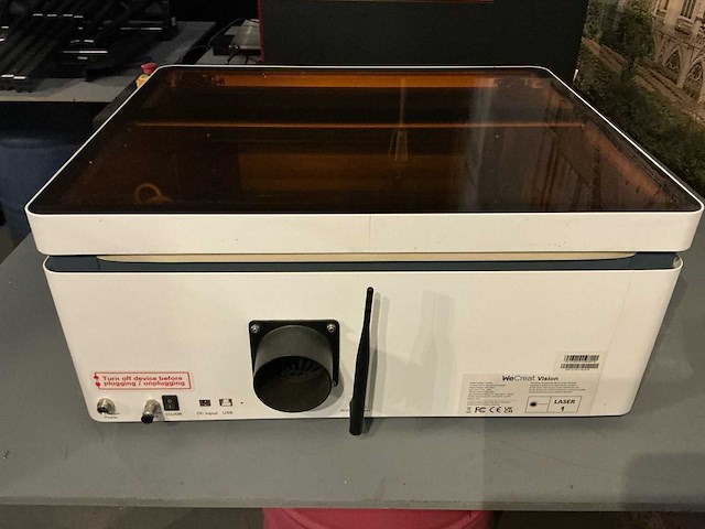 Wecreat vision 20w laser graveer machine electronica - afbeelding 7 van  15