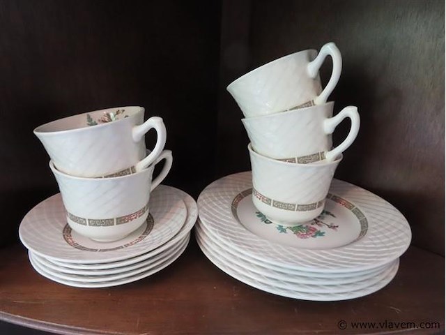 Wedgwood koffie/theeservies volgens foto - afbeelding 5 van  6