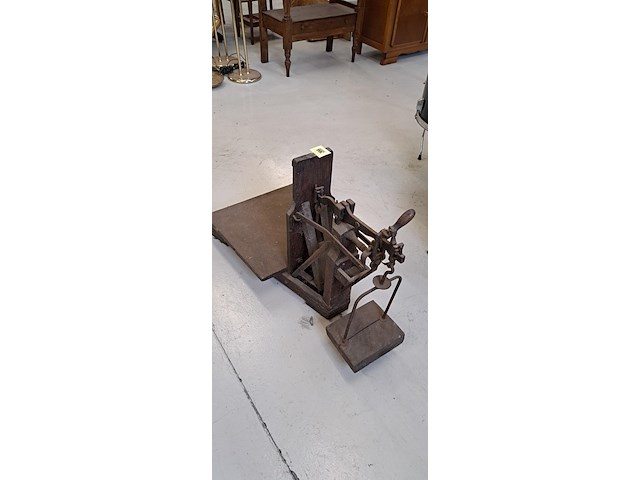 Weegschaal in messing - afbeelding 2 van  2