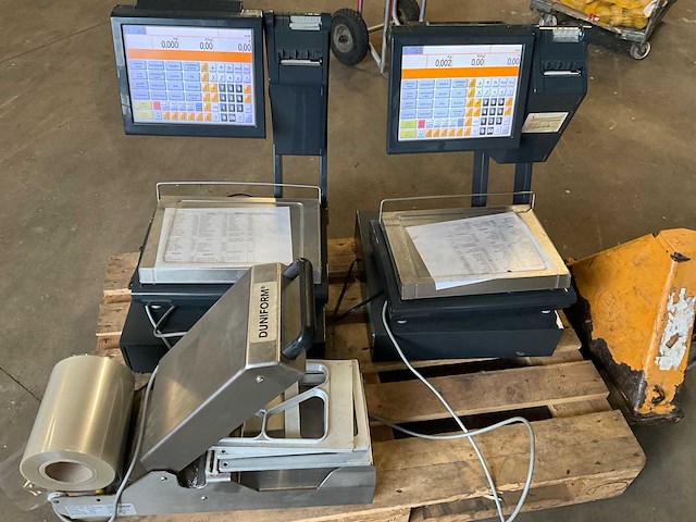 Weegschaal + kassa (2x) pos-systeem + sealer - afbeelding 1 van  14
