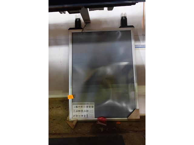 Weerbestendig reclamestoepbord op veren (zonder voet) - afbeelding 1 van  2