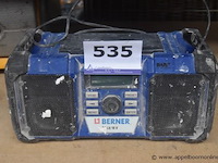 Wefradio berner bacr 18v, werking niet gekend - afbeelding 3 van  3
