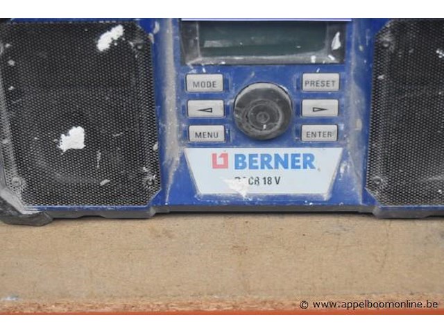 Wefradio berner bacr 18v, werking niet gekend - afbeelding 1 van  3