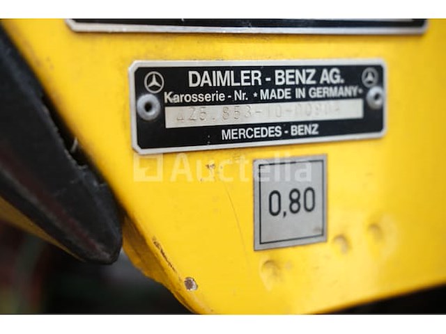 Weg-spoor werkplaatstrucks mercedes-benz unimog zw120s (1985-240,757 km) - afbeelding 20 van  82