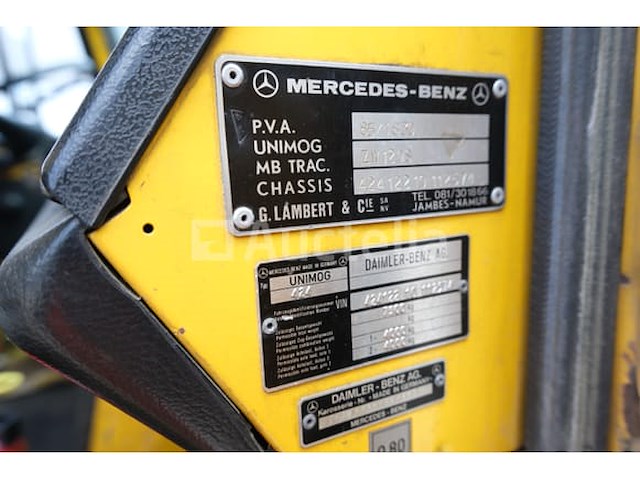 Weg-spoor werkplaatstrucks mercedes-benz unimog zw120s (1985-240,757 km) - afbeelding 36 van  82