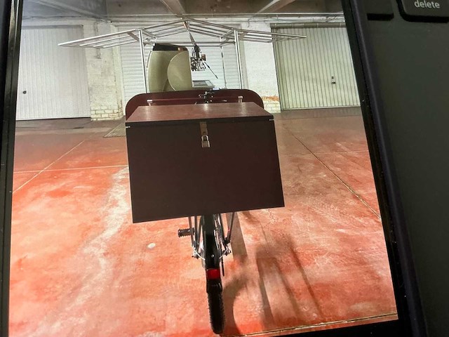 Wega vela elektrische cargo fiets met professioneel koffiemachine - afbeelding 7 van  14