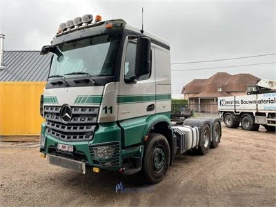 Wegens gedeeltelijke stopzetting activiteiten - trekker mercedes-benz (2014), 2 vrachtwagens man, op...