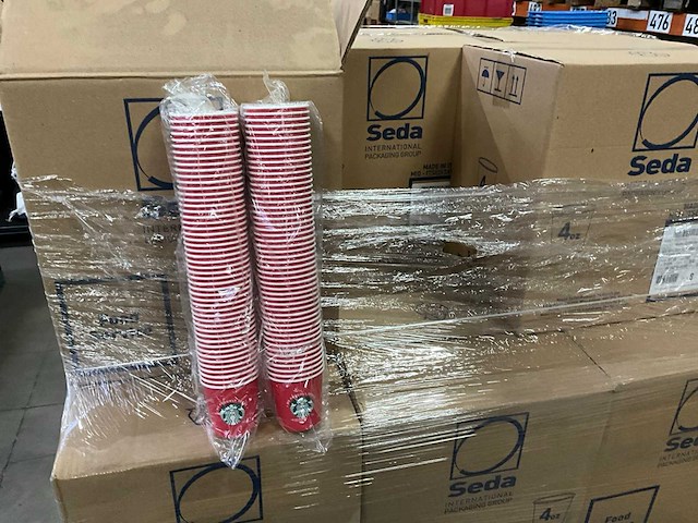 Wegwerp bekers espresso 4oz met starbucks logo (32000x) - afbeelding 2 van  7