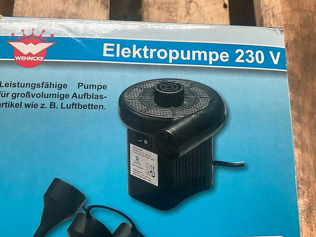 Wehncke 230 v elektropomp - afbeelding 2 van  4