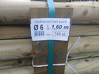 Weide palen rondhout - afbeelding 2 van  5