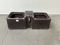 Weidedrinkbak met dubbele toegang prebac 70l - afbeelding 3 van  5