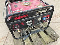 Weima 7000e stroomgenerator 6500w / 7000w benzine - afbeelding 1 van  5