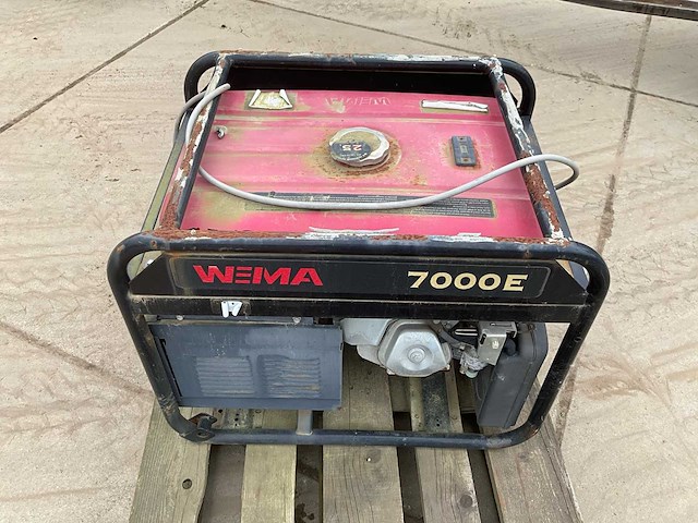 Weima 7000e stroomgenerator 6500w / 7000w benzine - afbeelding 2 van  5