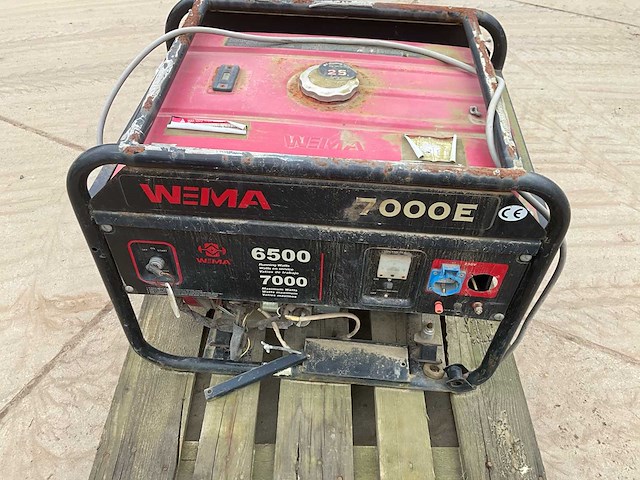 Weima 7000e stroomgenerator 6500w / 7000w benzine - afbeelding 4 van  5
