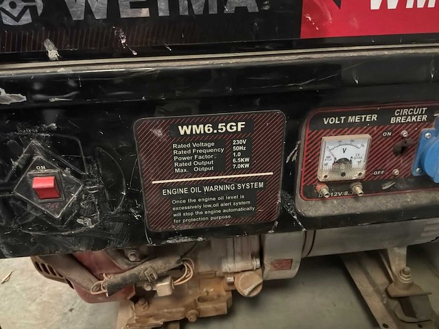 Weima wm6.5gf stroomgenerator - afbeelding 6 van  12