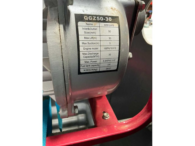 Weima wmqgz50-30 te herstellen benzine waterpomp - afbeelding 7 van  10