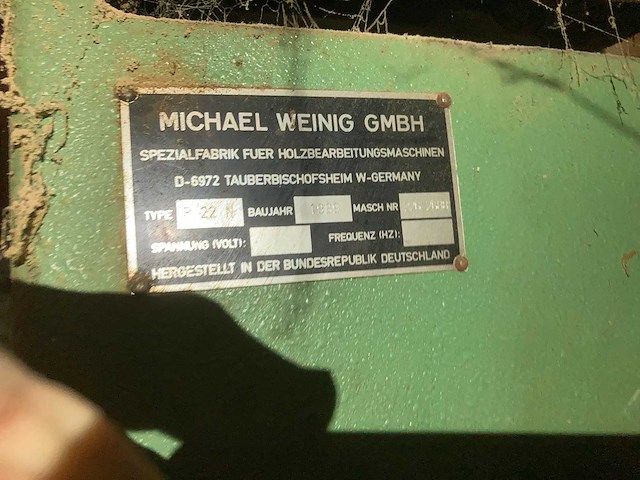 Weinig - schaaf- en profileermachines - afbeelding 5 van  14