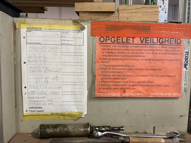 Weinig hydromat 23 schaaf-moler / malmachine 4-zijdig vierzijdige gietmachine - afbeelding 8 van  14
