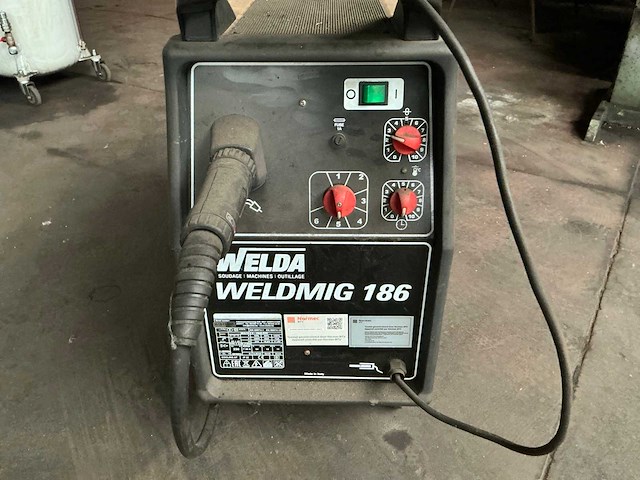 Welda weldamig 186 mig lasapparaat - afbeelding 2 van  5