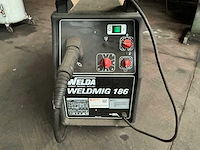 Welda weldamig 186 mig lasapparaat - afbeelding 2 van  5