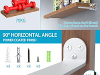 Weldun 6 beugels voor zwevende planken - afbeelding 2 van  2