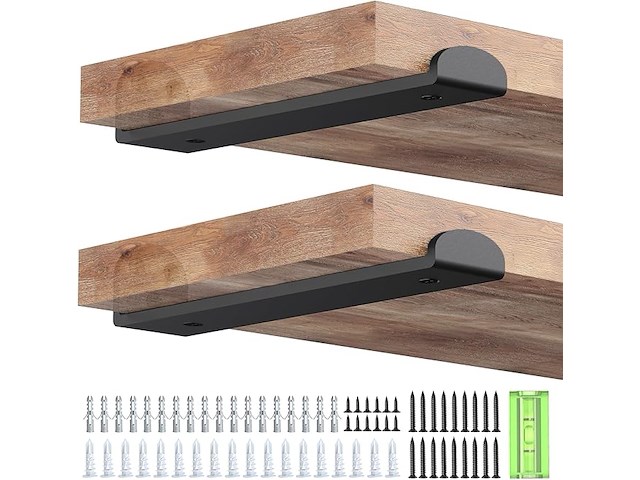 Weldun 6 stuks metalen steigerplankbeugels wit - afbeelding 1 van  6