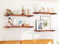 Weldun 6 stuks metalen steigerplankbeugels wit - afbeelding 2 van  6