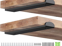 Weldun 6 stuks metalen steigerplankbeugels wit - afbeelding 1 van  6