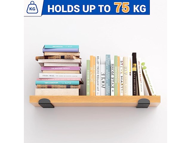 Weldun set van 6 metalen steigerplankbeugels 20cm wit - afbeelding 4 van  6