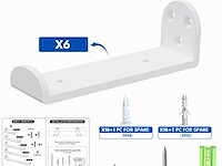 Weldun steigerplankbeugels (20,4 cm, 6 stuks) - afbeelding 2 van  4