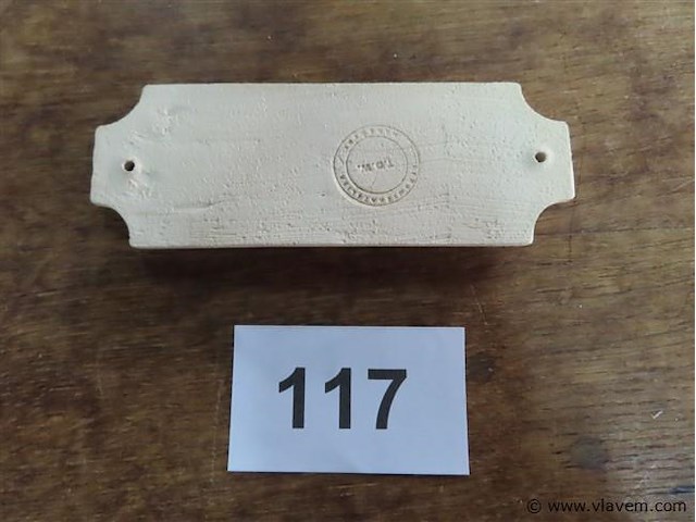 Welkom 15x5,5cm - afbeelding 2 van  2