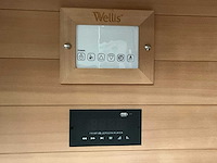 Wellis solaris infrarood sauna - afbeelding 4 van  5
