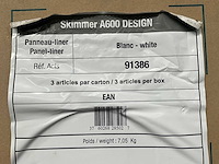 Weltico a600 design panel-liner skimmer - wit (3x)