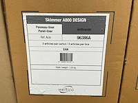 Weltico a800 design concrete-liner skimmer - antraciet (3x) - afbeelding 2 van  3