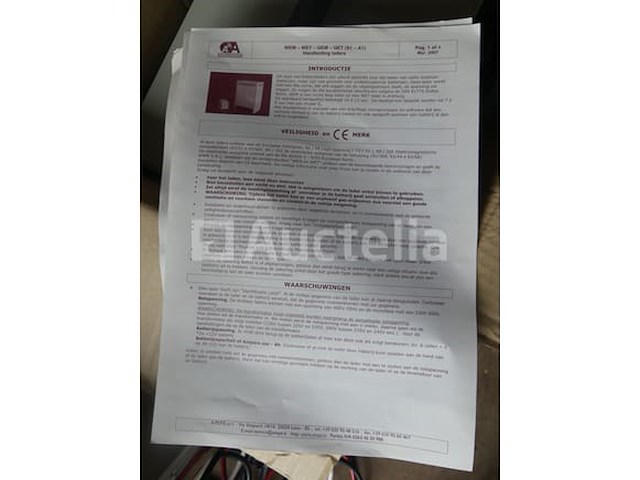 Wem wem24/50 vorkheftruck acculader (ref: 010728-042) - afbeelding 6 van  6