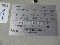 Wem wem24/50 vorktruck acculader (ref: 010728-041) - afbeelding 4 van  6