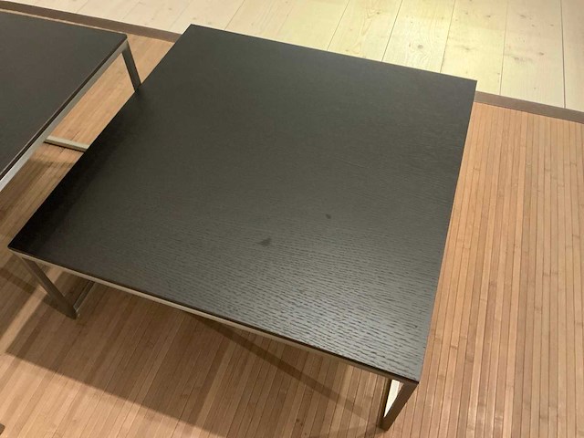 Wengé stained oak bijzettafel (2x) - afbeelding 3 van  5