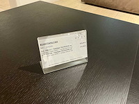 Wengé stained oak bijzettafel (2x) - afbeelding 4 van  5