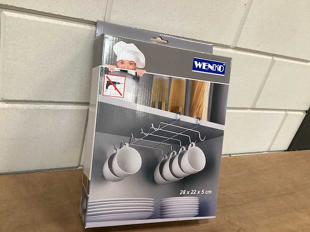 Wenko ophangen voor kopjes en glazen (5x) - afbeelding 1 van  6