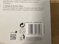 Wenko ophangen voor kopjes en glazen (5x) - afbeelding 6 van  6