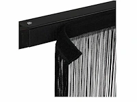 Wentex string curtain 4 × 3 m zwart – pipe & drape - afbeelding 1 van  12