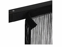 Wentex string curtain 4 × 3 m zwart, pipe & drape - afbeelding 3 van  5
